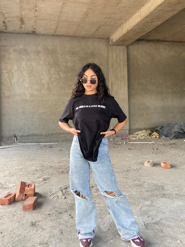 The World Is A Little Blurry : Regular Tee For Men And Women