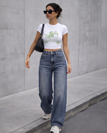 Morning Matcha Run Club It Girl Baby tee for Women