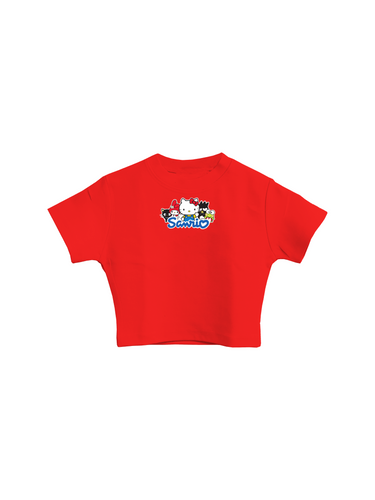 Sanrio Family : Burger bae Baby Tee For Women