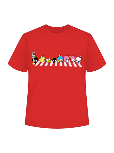 Sanrio Crossing : Burger Bae Regular Tee For Men and Women