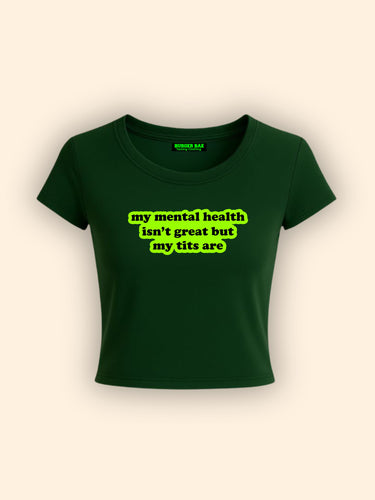 Mental Health x TI*s It Girl Baby tee for Women