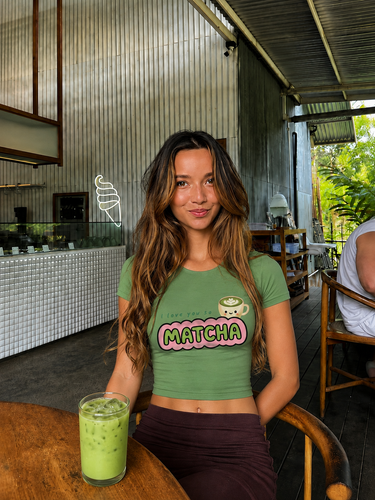 I Love You So Matcha It Girl Baby tee for Women