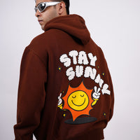 Stay Sunny - Heavyweight Baggy Hoodie For Men and Women