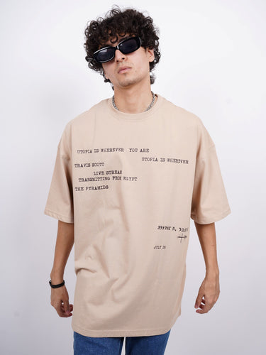 Travis Scott : The Pyramids Drop Sleeved Tee For Men and Women