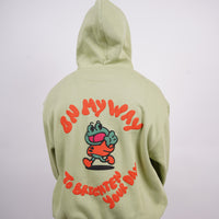 Brighten Your Day - Heavyweight Baggy Hoodie For Men and Women