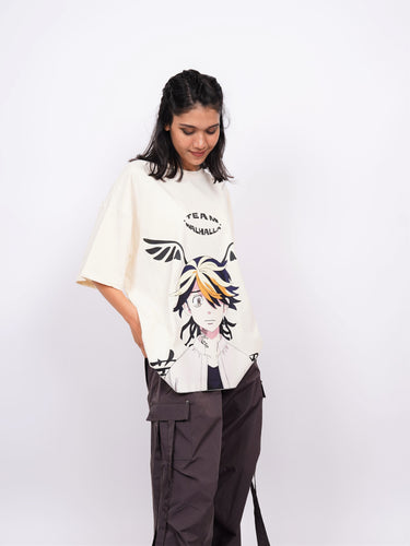 Kazutora Hanemiya (Reflective) : Tokyo Revengers Drop sleeved Tee For Men and Women