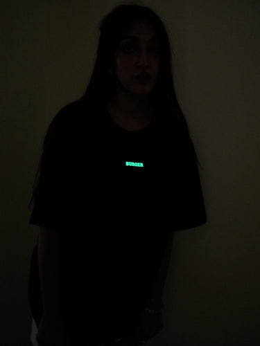 Know Techno Know Life : Glow In Dark Drop sleeved Tee (Green Glow) For Men and Women