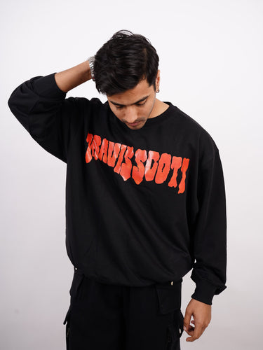 Travis Scott: Utopia Cartoon Art : Heavyweight Baggy Sweatshirt For Men And Women