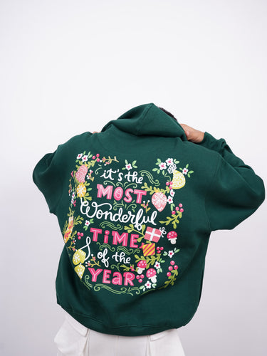 Most Wonderful Time : Heavyweight Baggy Hoodie For Men and Women