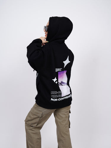 Non:Confinement : Heavyweight Baggy Hoodie For Men and Women
