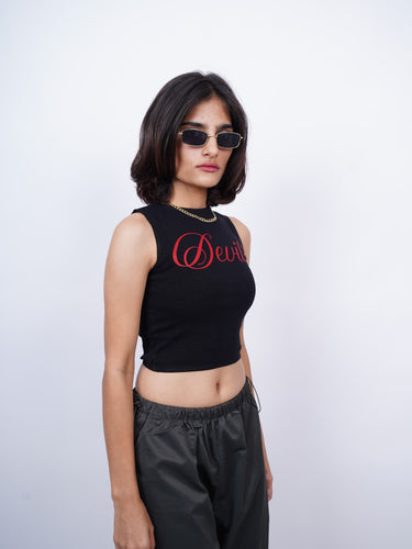 Devil : Burger Bae Sleeveless Rachel Tank For Women