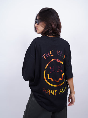 Kids Want Acid (Holographic) : Drop Sleeved Tee For Men and Women