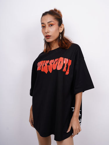 Travis Scott : Utopia Cartoon Art Drop Sleeved Tee For Men and Women