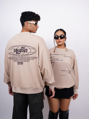 Travis Scott : The Pyramids Heavyweight Baggy Sweatshirt For Men And Women