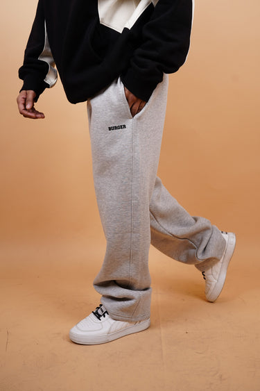 Melange Grey Fat Pants For Men and Women