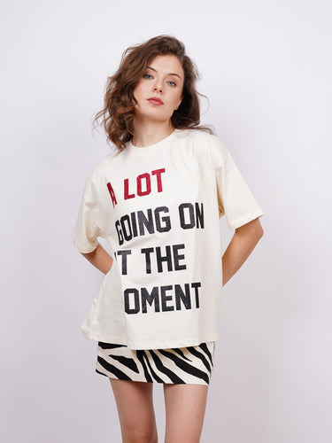 Taylor Swift : A lot is going on at the moment Drop Sleeved Tee For Women