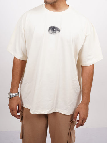 The how far can you see tee : Vision Drop Sleeved tee For Men and Women