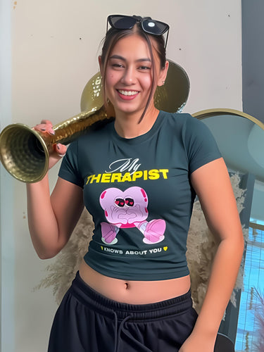 Therapist It Girl Baby tee for Women