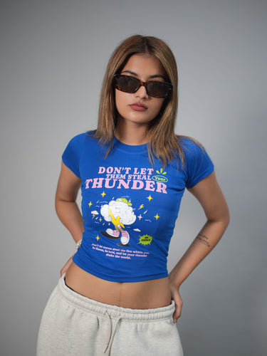 Thunder It Girl Baby tee for Women