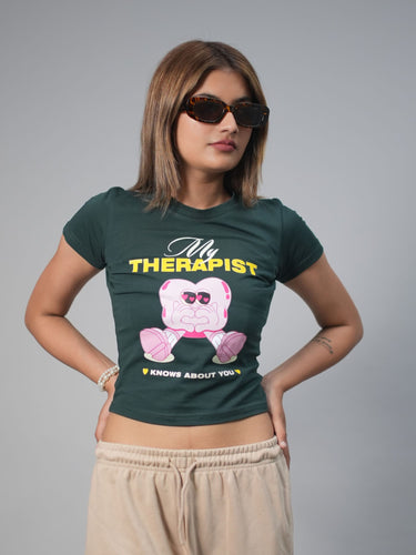 Therapist It Girl Baby tee for Women