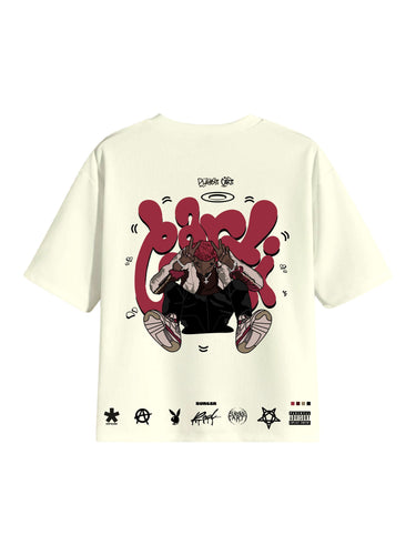 The Playboy Carti Cartoon art Drop Sleeved Tee for Men and Women