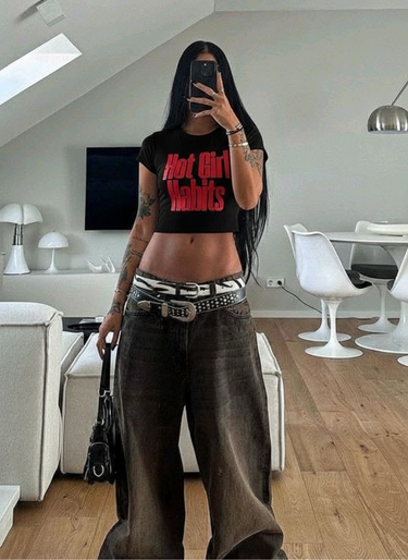 Hot Girl Habits It Girl Baby tee for Women