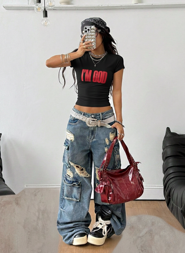 IM GOD It Girl Baby tee for Women