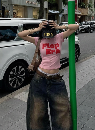 Flop Era It Girl Baby tee for Women