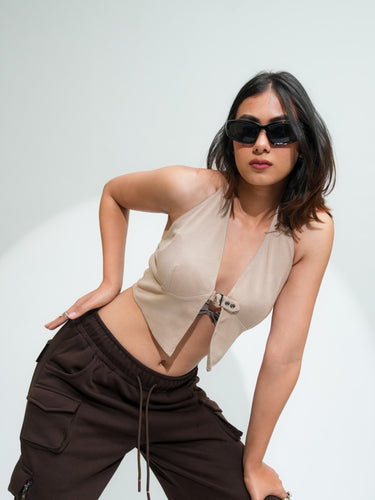Moscow techno halter top