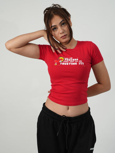 Trusting The process - IT Girl Baby Tee For Women