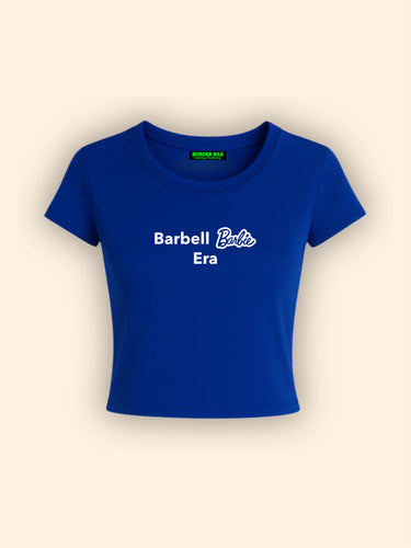 Barbell & Bad decision it Girl Baby tee for Women