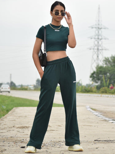 Bottle Green Sydney Co-Ord Set Co-ord set Burger Bae XS Bottle Green