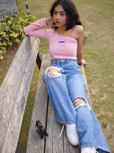 Barbara Top Tops Burger Bae XS Baby Pink