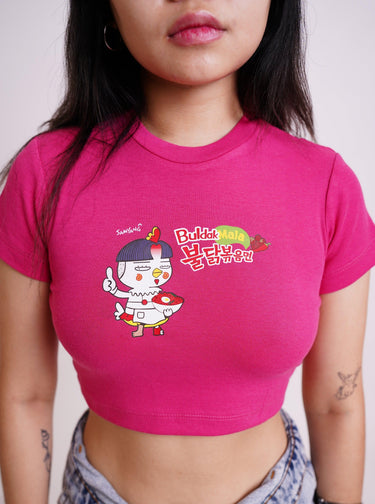 Buldak Ramen Mala Baby Tee (T-shirt) Tops Burger Bae
