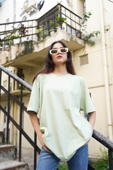 Basic Oversized Tee (T-shirt) Oversized T-shirt Burger Bae