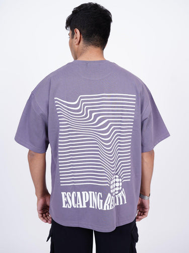 Burger x Sunburn Escaping Reality Drop-Sleeved Tee (T-shirt) - BurgerBae