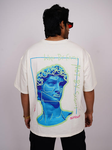 Burger x Sunburn Walk My Faith Drop-Sleeved Tee (T-shirt) - BurgerBae