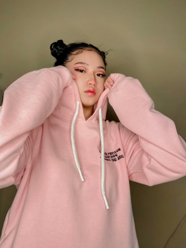 Dog Person Hoodie Hoodies Burger Bae S Baby Pink Fleece