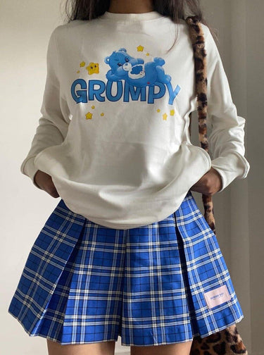 Grumpy Bear Sweatshirt Sweatshirt Burger Bae S White