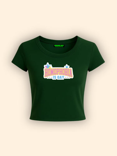 Homophobia it Girl Baby tee for Women