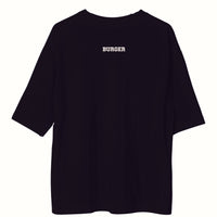 How Much Techno (Reflective) - Burger Bae Oversized  Tee For Men and Women