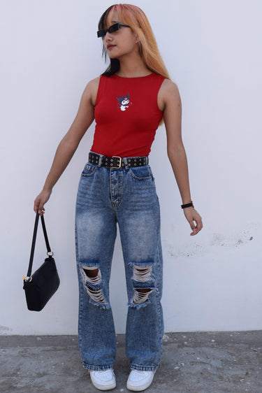 Kuromi Devil Rachel Tank - BurgerBae