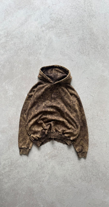 Caffe Latte Acid Wash Hoodie