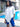 Limited Edition Lounge Co-Ord Set Co-ord set Burger Bae S White-CobaltBlue