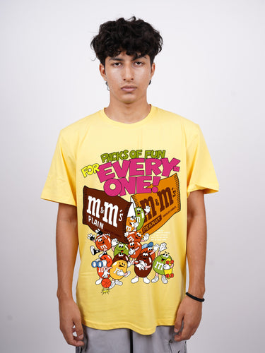 M&M : Burger Bae Oversized Tee For Men and Women