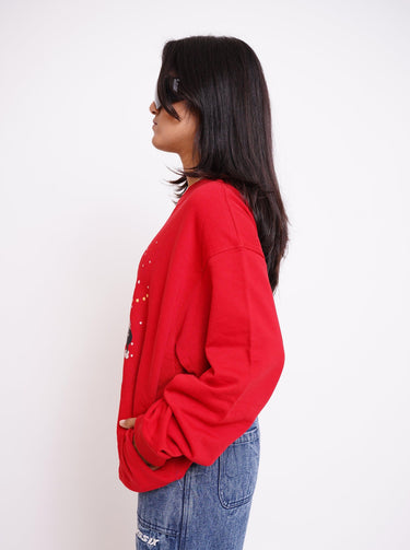 Merry Christmas Sweatshirt Sweatshirt Burger Bae