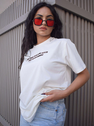 More faith in My Dealer: Burger Bae Oversized Tee For Men and Women