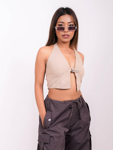 Moscow techno halter top - BurgerBae