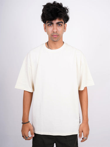 Non-Confinement Round Neck Drop Sleeved Oversized Tee (T-shirt) - BurgerBae