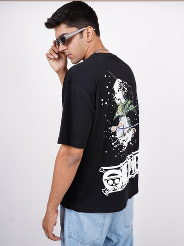 Roronoa zoro - One Piece Drop Sleeved Tee (T-shirt For Men) - BurgerBae